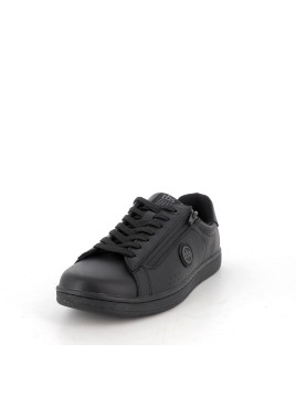 baskets homme TBS en cuir noir