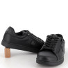 baskets homme TBS en cuir noir