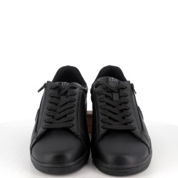 baskets homme TBS en cuir noir