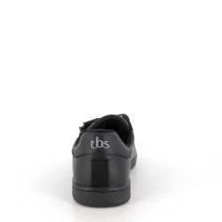 baskets homme TBS en cuir noir