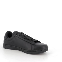 baskets homme TBS en cuir noir