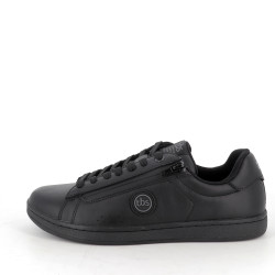 baskets homme TBS en cuir noir