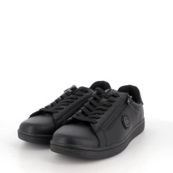 baskets homme TBS en cuir noir