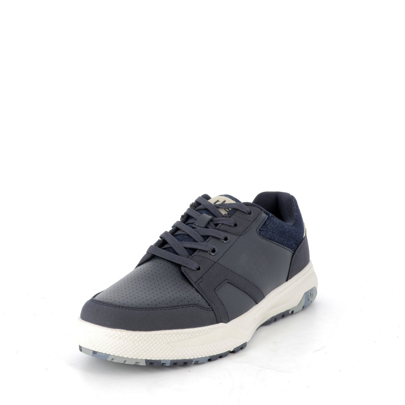 sneakers TBS bleu marine en cuir