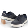 sneakers TBS bleu marine en cuir