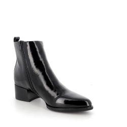 Bottines noires Fugitive en cuir vernis