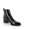 Bottines noires Fugitive en cuir vernis
