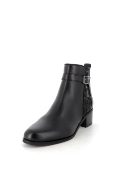 Bottines Fugitive Raxou veau noir en cuir
