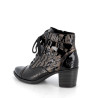 Talon Rieker Y2032-00 en cuir vernis et en synthétique
