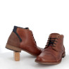 Chaussures de ville marron en cuir Bull boxer