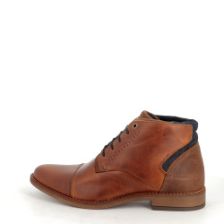 Chaussures de ville marron en cuir Bull boxer