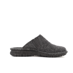 chausson gris en laine