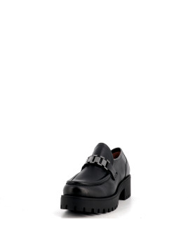 derbys noires Rosemetal en cuir
