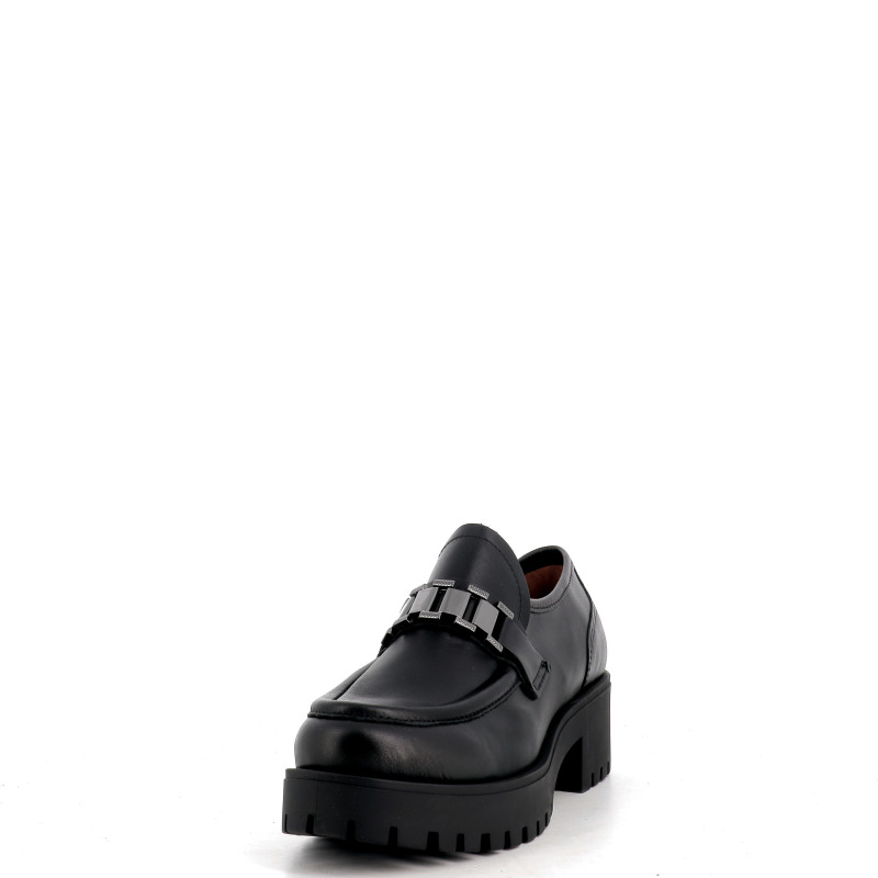 derbys noires Rosemetal en cuir