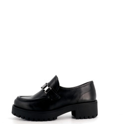 derbys noires Rosemetal en cuir