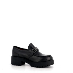 derbys noires Rosemetal en cuir