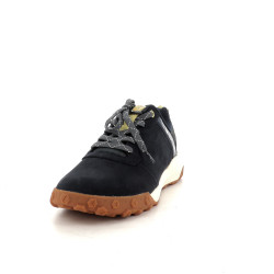 Baskets Caterpillar en cuir bleu