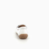Mocassins en cuir blanc Fluchos