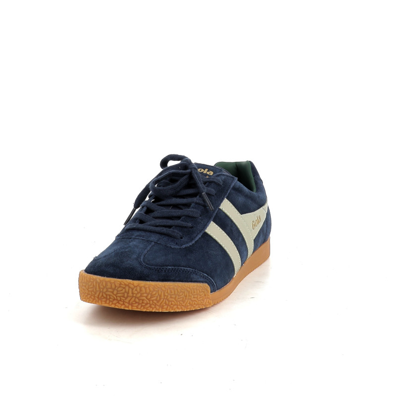 Baskets en cuir bleu Gola