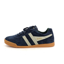 Baskets en cuir bleu Gola