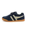 Baskets en cuir bleu Gola