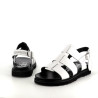 Nu pieds blanc Kikers