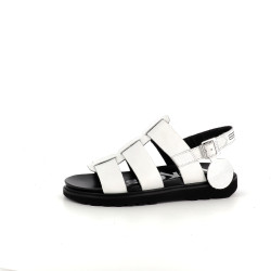 Nu pieds blanc Kikers