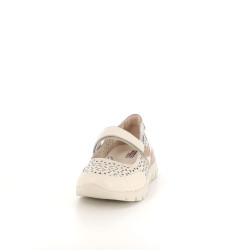 Ballrines en cuir beige Pikolinos