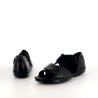 Sandales en cuir noir Camper
