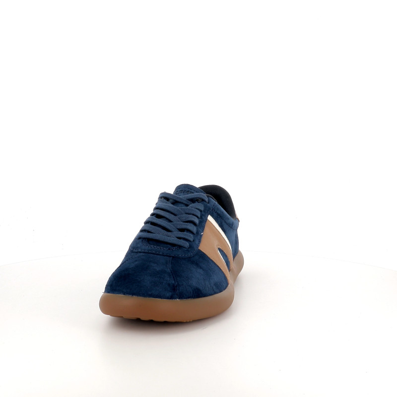 Baskets en cuir bleu Camper