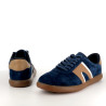 Baskets en cuir bleu Camper