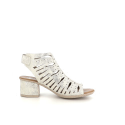 Nu-pieds à talons gris Rieker