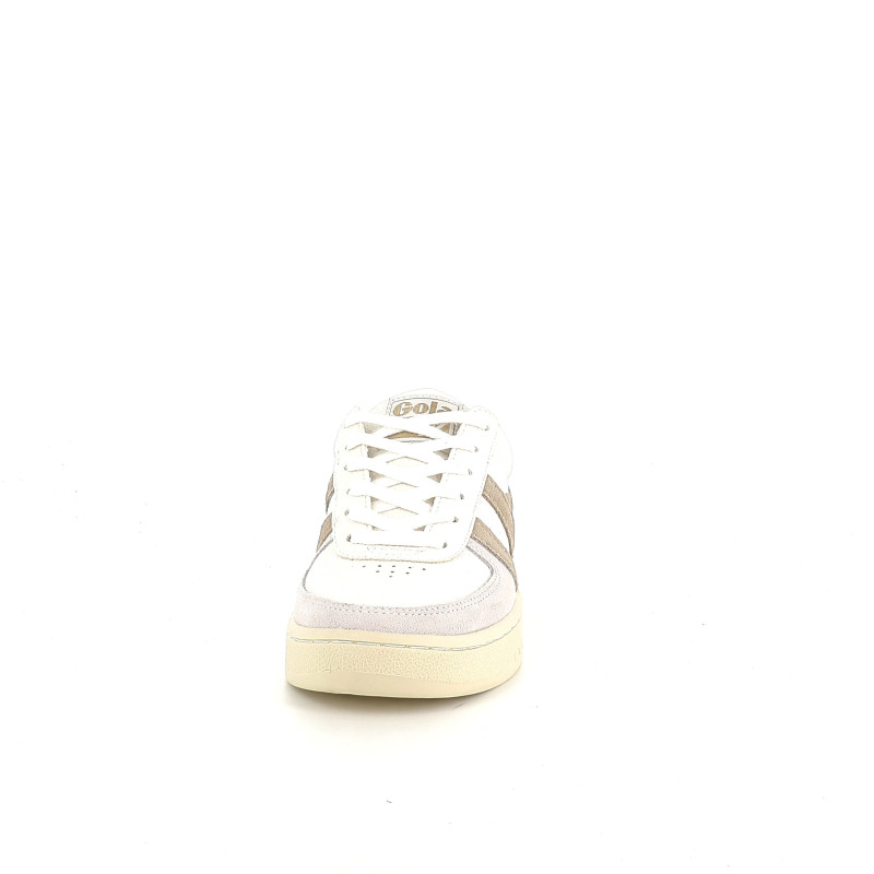 Baskets blanches en nubuck Gola