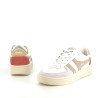 Baskets blanches en nubuck Gola