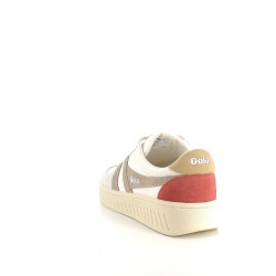 Baskets blanches en nubuck Gola