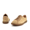 Baskets en cuir marron Camper