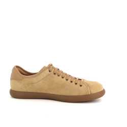 Baskets en cuir marron Camper