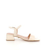 Sandales en cuir crème JB Martin
