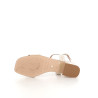 Sandales en cuir crème JB Martin