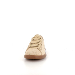 Baskets en cuir beige Camper