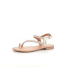 Sandales en cuir beige Les Tropéziennes