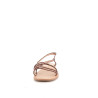 Sandales en cuir or rose Les Tropéziennes