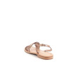 Sandales en cuir or rose Les Tropéziennes