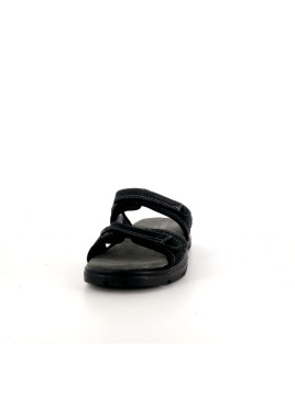 Mules en cuir noir Josef Seibel