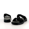 Mules en cuir noir Josef Seibel