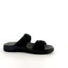 Mules en cuir noir Josef Seibel