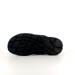 Mules en cuir noir Josef Seibel