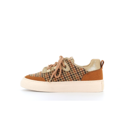 basket en laine marron