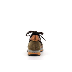 basket verte en cuir Printo