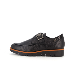 derby a scratch noir en cuir